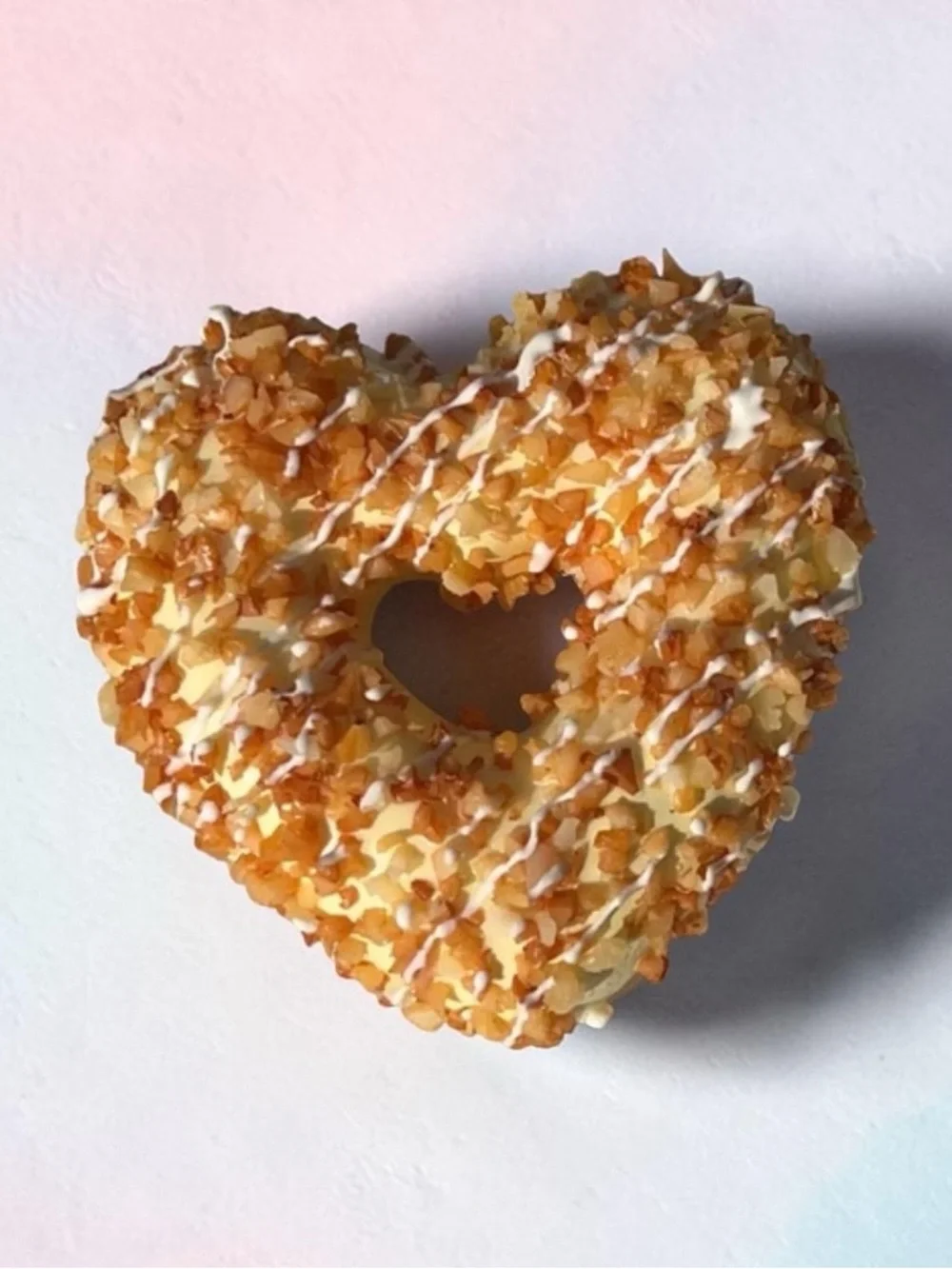 Toasted coconut donut magnet